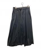 s'yte Yohji Yamamotoサイト ヨウジヤマモト）の古着「バックフラップワイドパンツ」｜ブラック