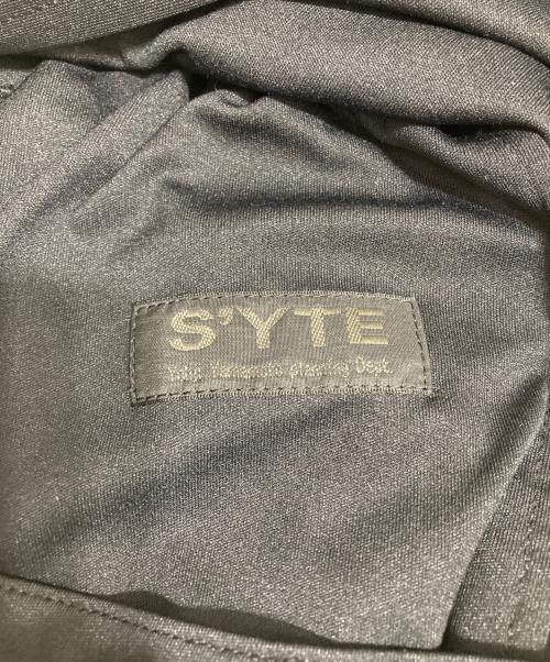 s'yte Yohji Yamamoto（サイト ヨウジヤマモト）s'yte yohji yamamoto (サイト ヨウジヤマモト) バックフラップワイドパンツ ブラック サイズ:Lの古着・服飾アイテム