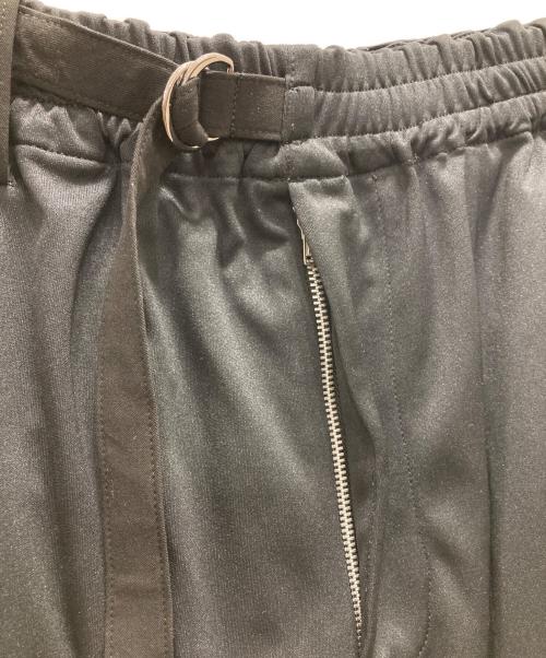 s'yte Yohji Yamamoto（サイト ヨウジヤマモト）s'yte yohji yamamoto (サイト ヨウジヤマモト) バックフラップワイドパンツ ブラック サイズ:Lの古着・服飾アイテム