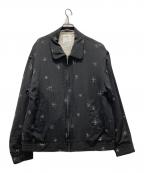 VISVIMビズビム）の古着「BOWER SWING TOP JACKET (CHIRIMEN)」｜ブラック
