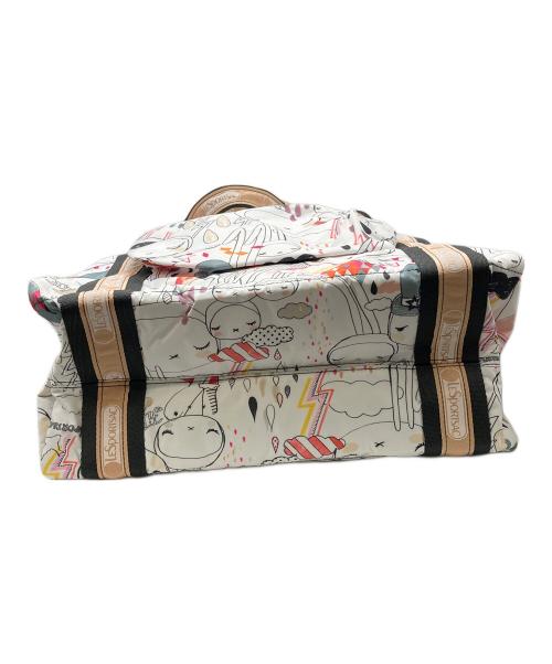 LeSportsac（レスポートサック）LeSportsac (レスポートサック) トートバッグ ホワイトの古着・服飾アイテム