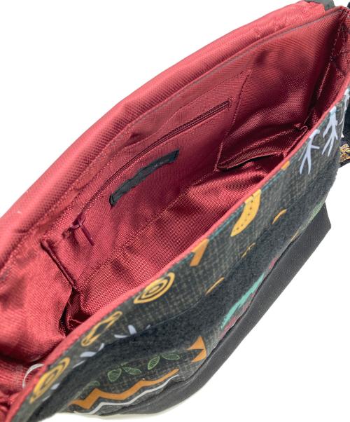 ALDIES（アールディーズ）ALDIES (アールディーズ) 総柄ショルダーバッグ ブラック×ブルー 未使用品の古着・服飾アイテム