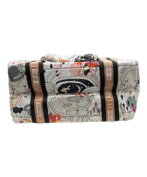 LeSportsac（レスポートサック）LeSportsac (レスポートサック) ボストンバッグ ホワイトの古着・服飾アイテム