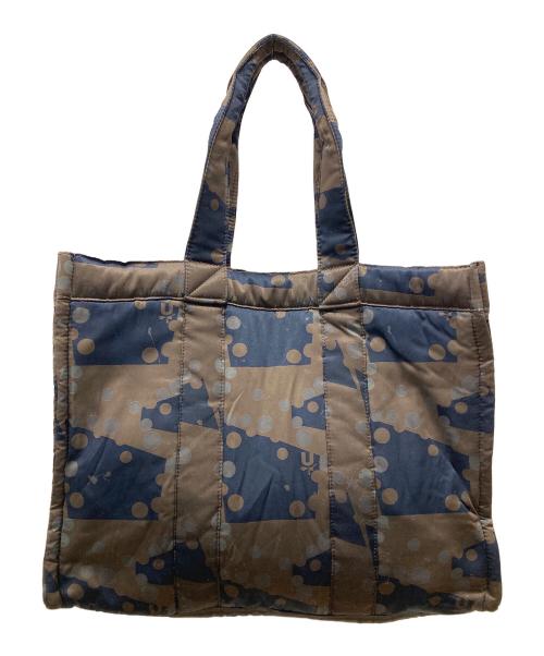 HEAD PORTER（ヘッドポーター）HEAD PORTER (ヘッドポーター) UNDERCOVER (アンダーカバー) WTAPS (ダブルタップス) 総柄トートバッグ ブラウンの古着・服飾アイテム