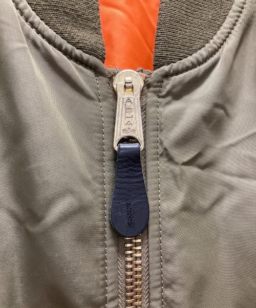 ALPHA（アルファ）ALPHA (アルファ) MA-1 flight jacket カーキ サイズ:XLの古着・服飾アイテム