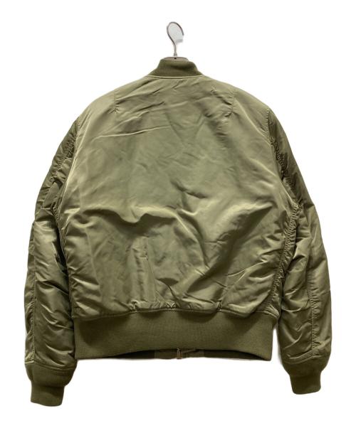 ALPHA（アルファ）ALPHA (アルファ) MA-1 flight jacket カーキ サイズ:XLの古着・服飾アイテム