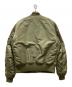 ALPHA (アルファ) MA-1 flight jacket カーキ サイズ:XL：6000円