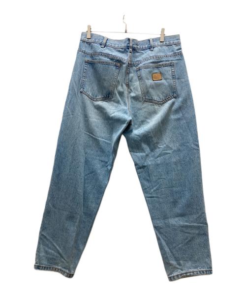 cheers（チアーズ）cheers (チアーズ) ワイドデニムパンツ インディゴ サイズ:XLの古着・服飾アイテム