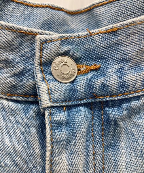 cheers（チアーズ）cheers (チアーズ) ワイドデニムパンツ インディゴ サイズ:XLの古着・服飾アイテム