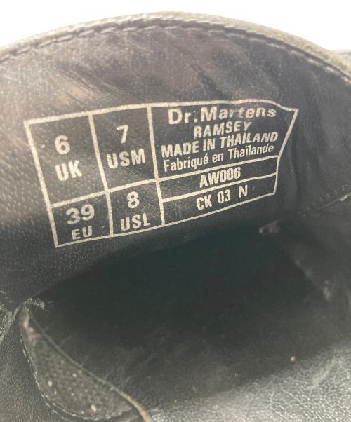 Dr.Martens（ドクターマーチン）Dr.Martens (ドクターマーチン) Ramsey ラムジー 3 タイ シューズ ブラック サイズ:UK6の古着・服飾アイテム