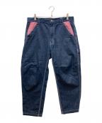 stussyステューシー）の古着「デニムペインターパンツ」｜ネイビー