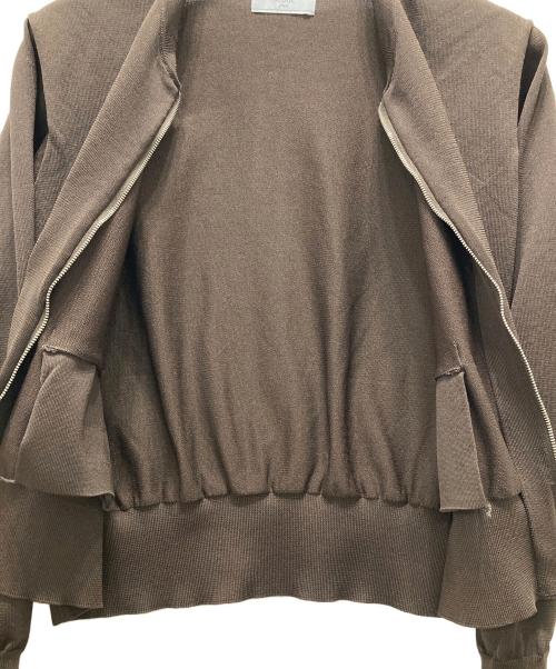 IENA（イエナ）IENA (イエナ) ニットショートブルゾン ブラウン サイズ:表記無しの古着・服飾アイテム