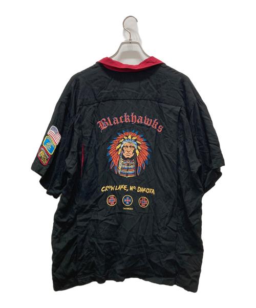 AVIREX（アヴィレックス）AVIREX (アヴィレックス) ボーリングシャツ ブラック サイズ:Mの古着・服飾アイテム