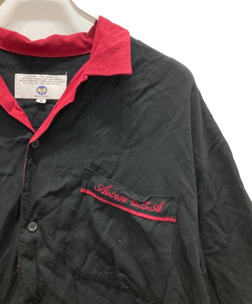 AVIREX（アヴィレックス）AVIREX (アヴィレックス) ボーリングシャツ ブラック サイズ:Mの古着・服飾アイテム