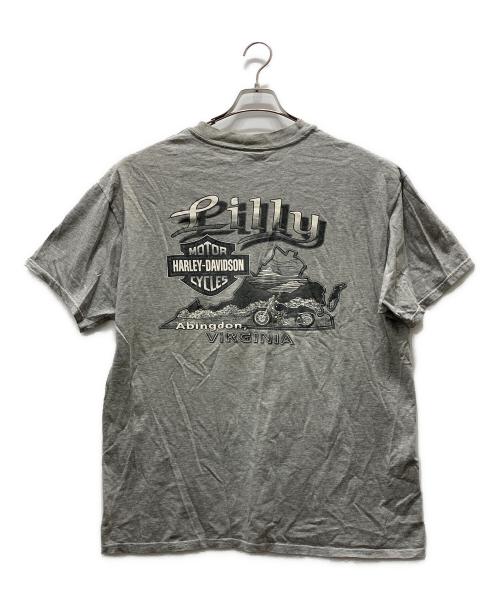HARLEY-DAVIDSON（ハーレーダビッドソン）HARLEY-DAVIDSON (ハーレーダビッドソン) USA製プリントTシャツ グレー サイズ:XLの古着・服飾アイテム