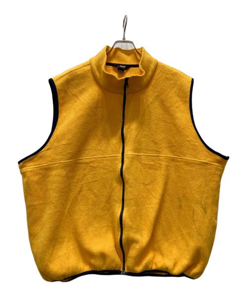 L.L.Bean（エルエルビーン）L.L.Bean (エルエルビーン) フリースベスト イエロー サイズ:XXLの古着・服飾アイテム