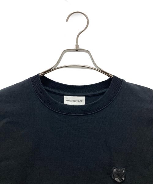 maison kitsune（メゾンキツネ）maison kitsune (メゾンキツネ) フォックスヘッドTシャツ ブラック サイズ:Mの古着・服飾アイテム