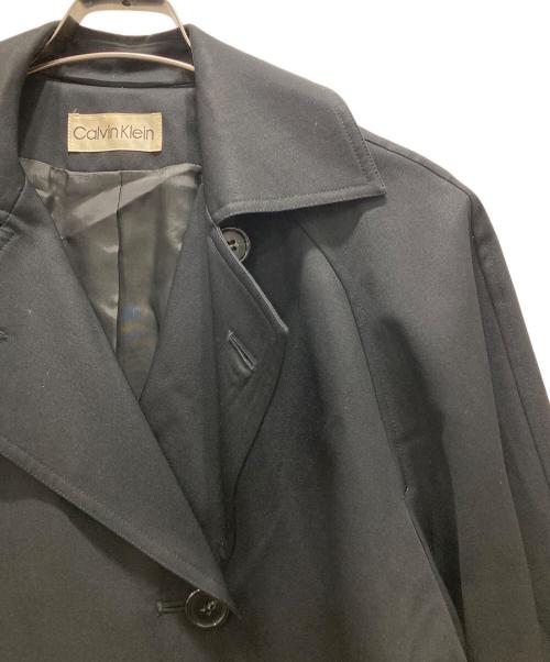 Calvin Klein（カルバンクライン）Calvin Klein (カルバンクライン) トレンチコート ブラック サイズ:1の古着・服飾アイテム
