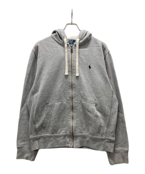 POLO RALPH LAUREN（ポロ・ラルフローレン）POLO RALPH LAUREN (ポロ・ラルフローレン) ジップパーカー グレー サイズ:Lの古着・服飾アイテム