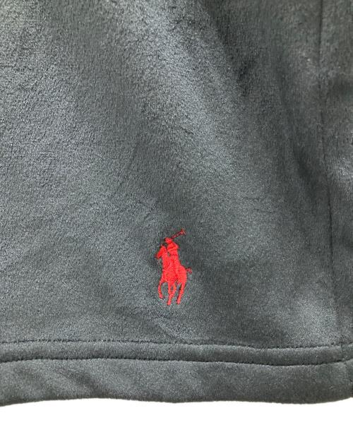 POLO RALPH LAUREN（ポロ・ラルフローレン）POLO RALPH LAUREN (ポロ・ラルフローレン) ブラッシュドベロアロングスリーブ ブラック サイズ:LLの古着・服飾アイテム
