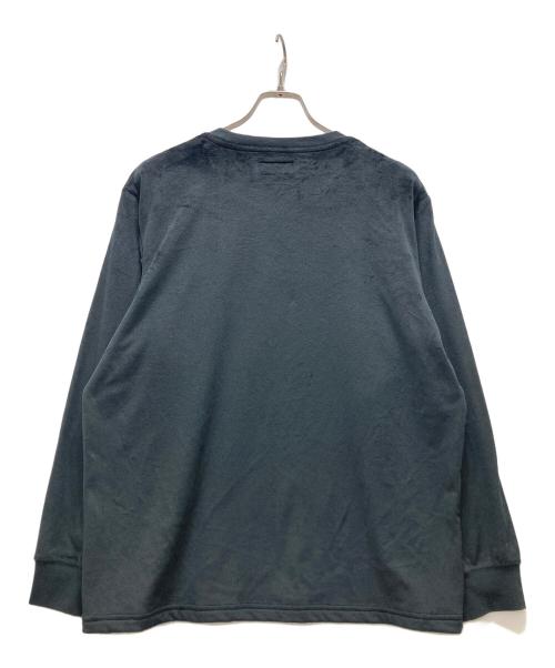 POLO RALPH LAUREN（ポロ・ラルフローレン）POLO RALPH LAUREN (ポロ・ラルフローレン) ブラッシュドベロアロングスリーブ ブラック サイズ:LLの古着・服飾アイテム