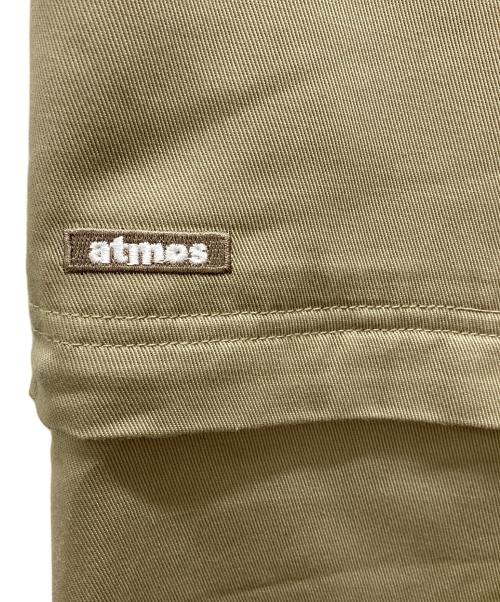 Dickies（ディッキーズ）Dickies (ディッキーズ) atmos (アトモス) 2WAY トラックパンツ ベージュ サイズ:XLの古着・服飾アイテム