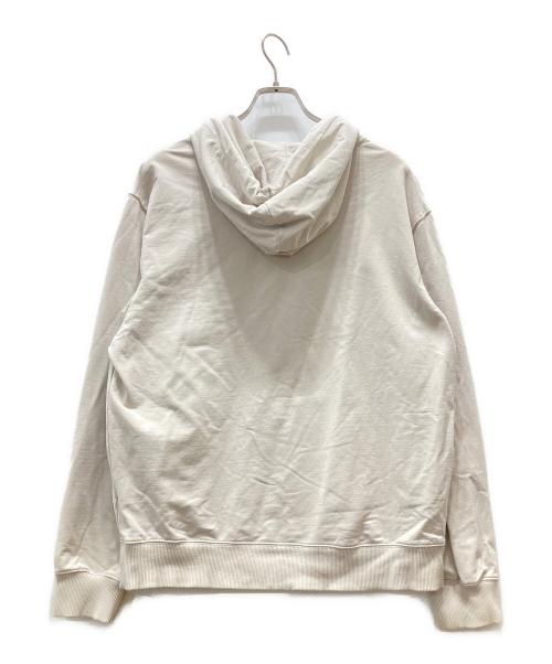 Calvin Klein Jeans（カルバンクラインジーンズ）Calvin Klein Jeans (カルバンクラインジーンズ) プルオーバーパーカー ベージュ サイズ:Mの古着・服飾アイテム