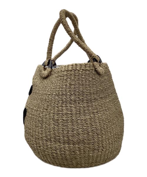 a-jolie（アジョリー）a-jolie (アジョリー) カゴバッグ カーキの古着・服飾アイテム