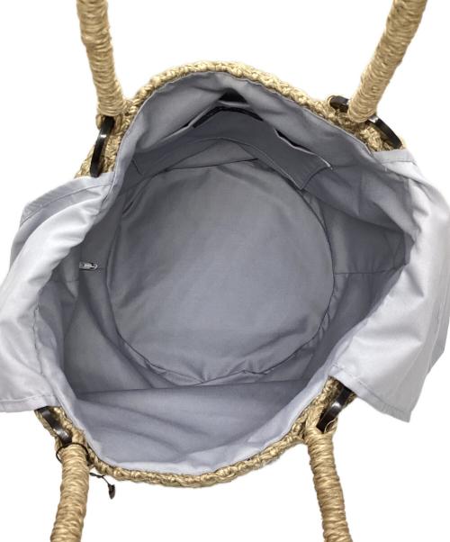 a-jolie（アジョリー）a-jolie (アジョリー) カゴバッグ カーキの古着・服飾アイテム