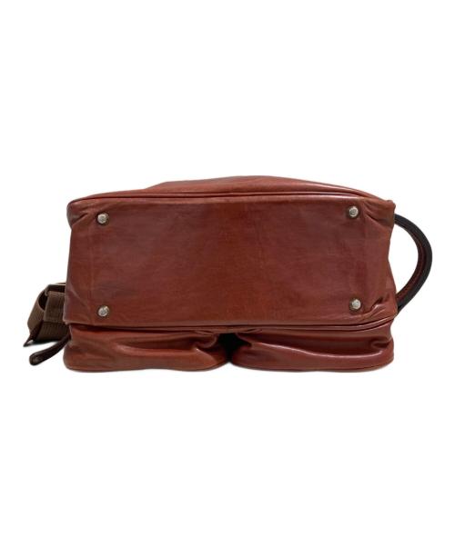 The Warmthcrafts-Manufacture（ウォームスクラフツマニュファクチャー）THE WARMTHCRAFTS-MANUFACTURE (ウォームスクラフツマニュファクチャー) レザービジネスバッグ ブラウンの古着・服飾アイテム