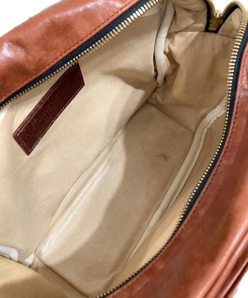 The Warmthcrafts-Manufacture（ウォームスクラフツマニュファクチャー）THE WARMTHCRAFTS-MANUFACTURE (ウォームスクラフツマニュファクチャー) レザービジネスバッグ ブラウンの古着・服飾アイテム