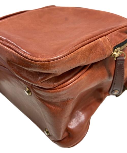 The Warmthcrafts-Manufacture（ウォームスクラフツマニュファクチャー）THE WARMTHCRAFTS-MANUFACTURE (ウォームスクラフツマニュファクチャー) レザービジネスバッグ ブラウンの古着・服飾アイテム