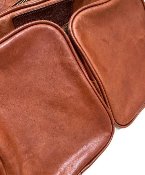 The Warmthcrafts-Manufacture（ウォームスクラフツマニュファクチャー）THE WARMTHCRAFTS-MANUFACTURE (ウォームスクラフツマニュファクチャー) レザービジネスバッグ ブラウンの古着・服飾アイテム