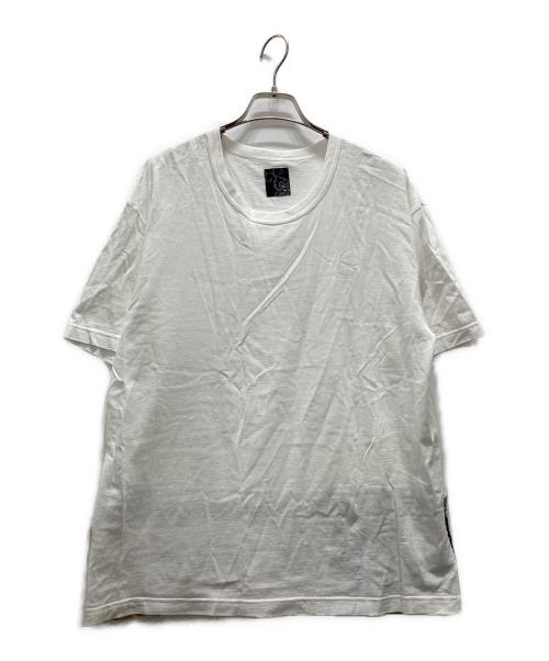 VISVIM（ビズビム）VISVIM (ビズビム) ICT FLAG TEE ホワイト×ブラック サイズ:3の古着・服飾アイテム