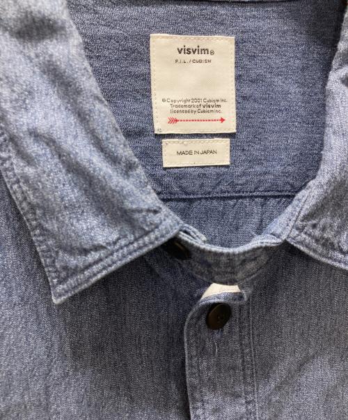 VISVIM（ビズビム）VISVIM (ビズビム) 1920 CHAMBRAY L/S (C/SI) スカイブルー サイズ:3の古着・服飾アイテム