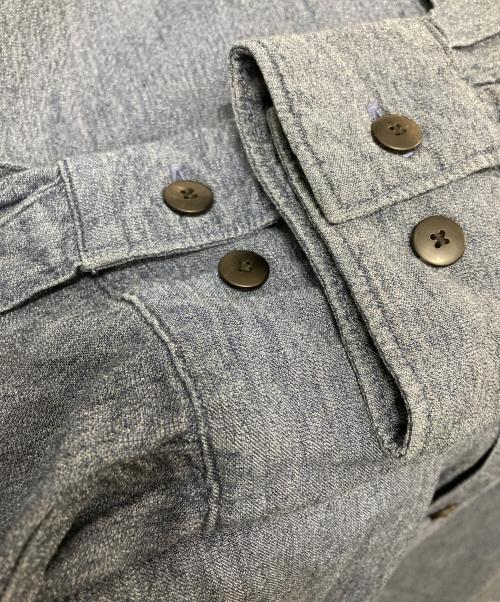 VISVIM（ビズビム）VISVIM (ビズビム) 1920 CHAMBRAY L/S (C/SI) スカイブルー サイズ:3の古着・服飾アイテム