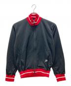 NIKEナイキ）の古着「80'sトラックジャケット」｜ブラック×レッド