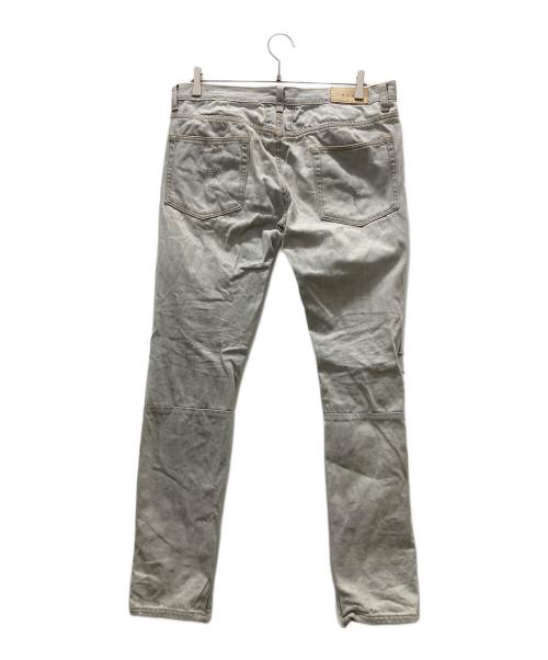 mnml（ミニマル）mnml (ミニマル) ダメージデニムパンツ グレー サイズ:W34の古着・服飾アイテム