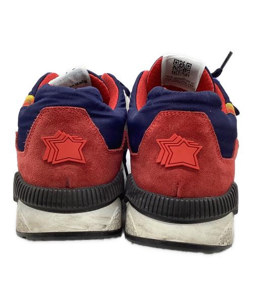 atlantic stars（アトランティックスターズ）atlantic stars (アトランティックスターズ) CETUS ローカットスニーカー レッド×ネイビー サイズ:42の古着・服飾アイテム