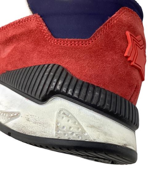 atlantic stars（アトランティックスターズ）atlantic stars (アトランティックスターズ) CETUS ローカットスニーカー レッド×ネイビー サイズ:42の古着・服飾アイテム