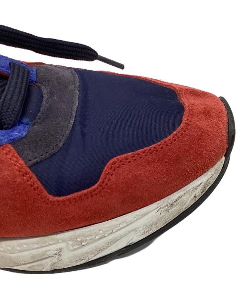 atlantic stars（アトランティックスターズ）atlantic stars (アトランティックスターズ) CETUS ローカットスニーカー レッド×ネイビー サイズ:42の古着・服飾アイテム