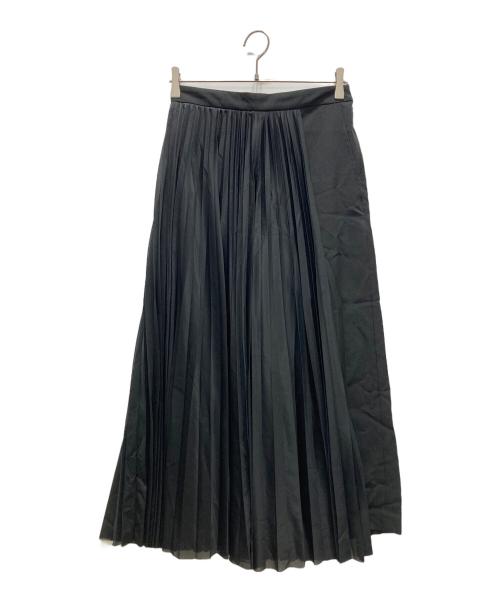 Diagram GRACE CONTINENTAL（ダイアグラム グレースコンチネンタル）Diagram GRACE CONTINENTAL (ダイアグラム グレースコンチネンタル) プリーツレイヤードパンツ ブラック サイズ:38の古着・服飾アイテム