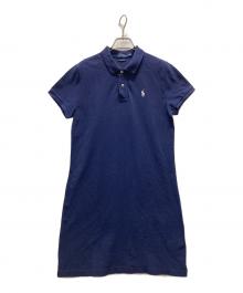 POLO RALPH LAUREN（ポロ・ラルフローレン）の古着「ポロシャツワンピース」｜ネイビー