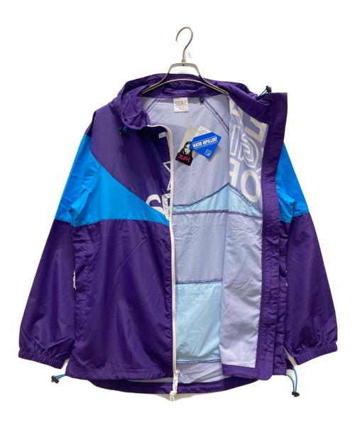 X-GIRL（エックスガール）X-girl (エックスガール) PERFORMANCE JACKET BIG LOGO パープル サイズ:S 未使用品の古着・服飾アイテム