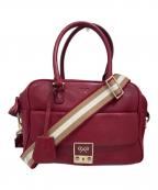 ANYA HINDMARCHアニヤ・ハインドマーチ）の古着「2WAYショルダーバッグ」｜レッド