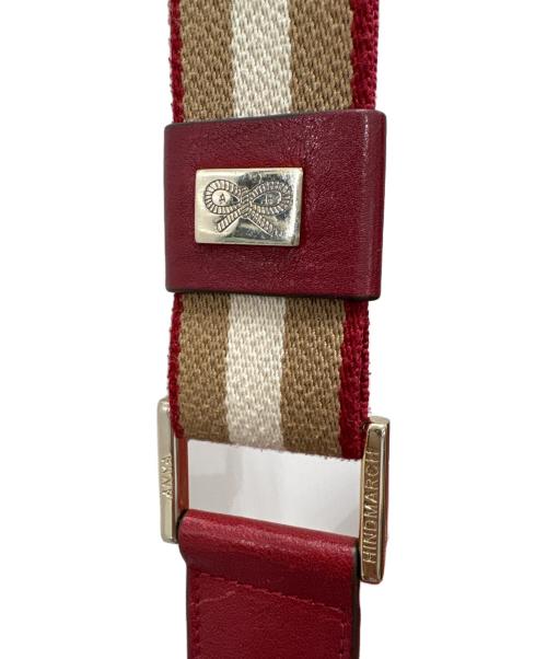 ANYA HINDMARCH（アニヤ・ハインドマーチ）ANYA HINDMARCH (アニヤハインドマーチ) 2WAYショルダーバッグ レッドの古着・服飾アイテム