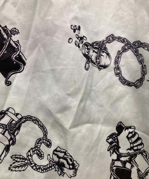 HIGH-GATE（ハイゲート）HIGH-GATE (ハイゲート) 総柄シャツ スカイブルー サイズ:2の古着・服飾アイテム