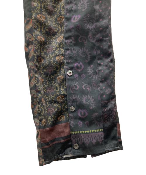 kooi（コーイ）kooi (コーイ) 総柄パンツ ブラック サイズ:2の古着・服飾アイテム