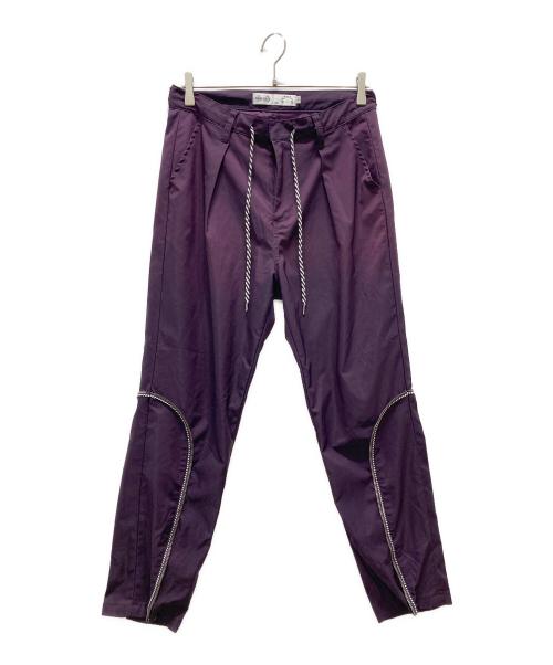 HIGH-GATE（ハイゲート）HIGH-GATE (ハイゲート) ジップウエスタンパンツ パープル サイズ:1の古着・服飾アイテム