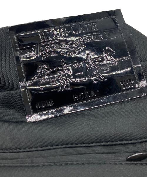 HIGH-GATE（ハイゲート）HIGH-GATE (ハイゲート) リメイク調トラックパンツ ブラック サイズ:2の古着・服飾アイテム